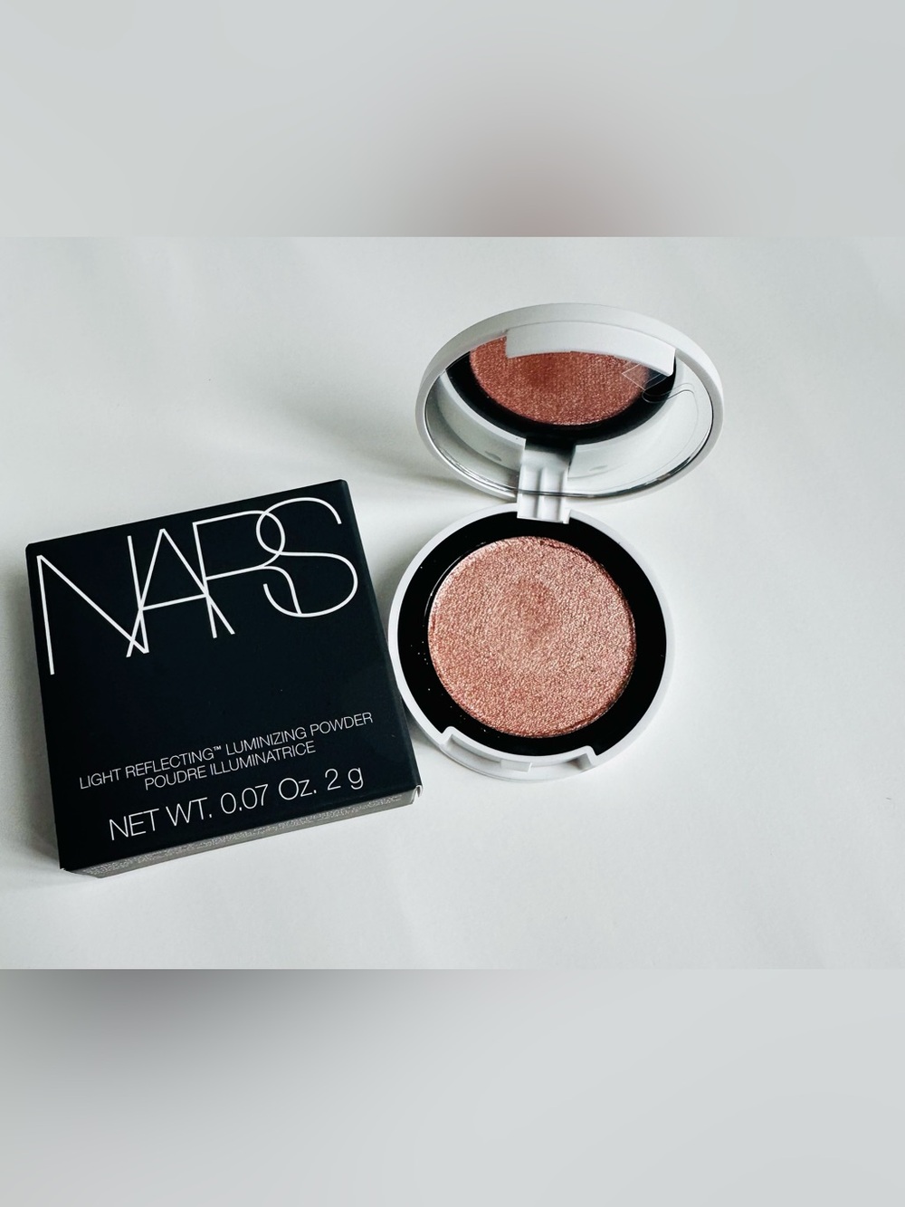 NARS Rose Gold Shimmer Luminizer Compact
